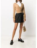 cashmere V-neck cropped cardigan