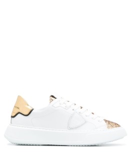 glittered low-top sneakers