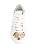 glittered low-top sneakers