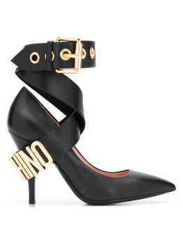 buckled ankle strap pumps