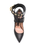 buckled ankle strap pumps