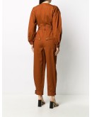 belted cotton jumpsuit