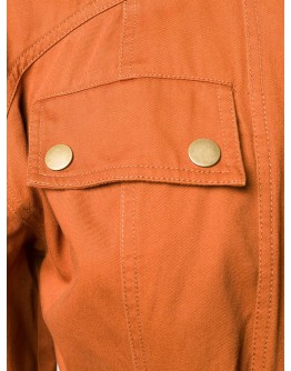 belted cotton jumpsuit