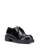chunky-sole lace-up leather shoes
