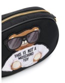 teddy bear-print belt bag