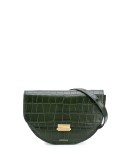 Anna crocodile-effect belt bag