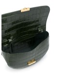 Anna crocodile-effect belt bag