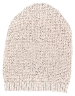 knitted beanie hat