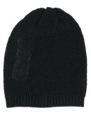 knitted beanie hat