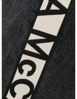 logo-stripe wide-leg jeans