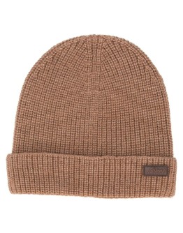 logo patch beanie hat