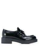chunky sole logo loafer