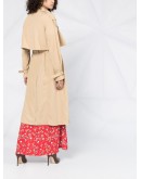 tab shoulder trench coat