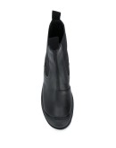chunky leather Chelsea boots