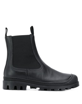 chunky leather Chelsea boots