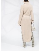 tie-waist knit dress