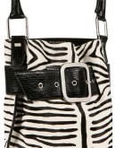 Wanda zebra-print bucket bag
