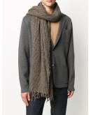 fringed oversized scarf