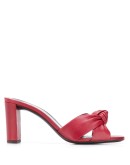 Bianca ruched 80mm mules