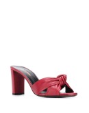 Bianca ruched 80mm mules