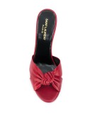Bianca ruched 80mm mules