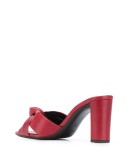 Bianca ruched 80mm mules