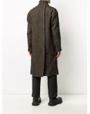 thread detail coat