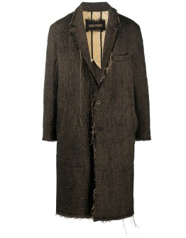 thread detail coat