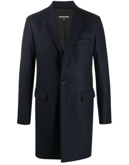 button-front coat