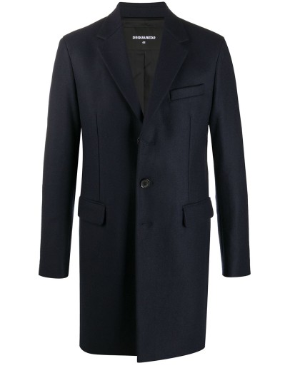 button-front coat