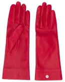 snap button leather gloves