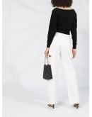 off-shoulder cropped top