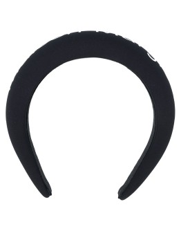 logo print headband