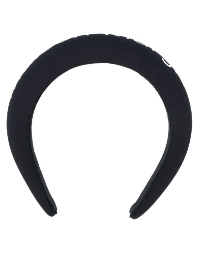 logo print headband