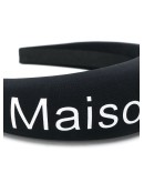 logo print headband