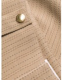 knee-length wool shorts