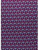 flamingo-print silk tie