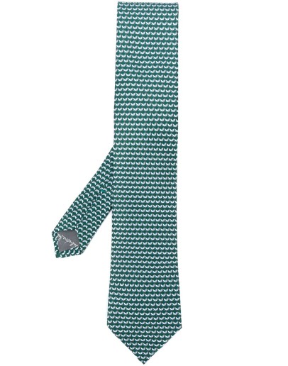 monogram tie