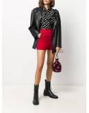 high-waisted tailored shorts