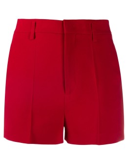 high-waisted tailored shorts