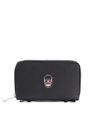 skull plaque wallet