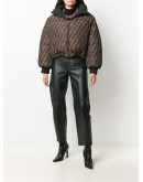 reversible padded puffer coat