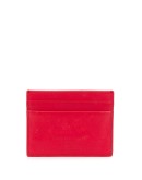 monogram print cardholder