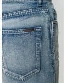 faded straight-leg jeans