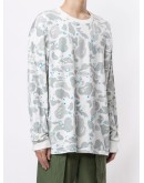 camouflage print T-shirt
