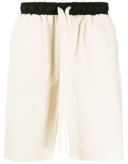 drawstring track shorts