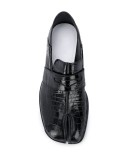 crocodile-effect 30mm Tabi loafers