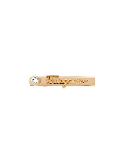 logo-embellished hairclip