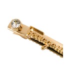logo-embellished hairclip