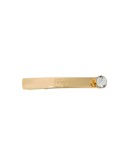 engraved logo stud embellished hairclip